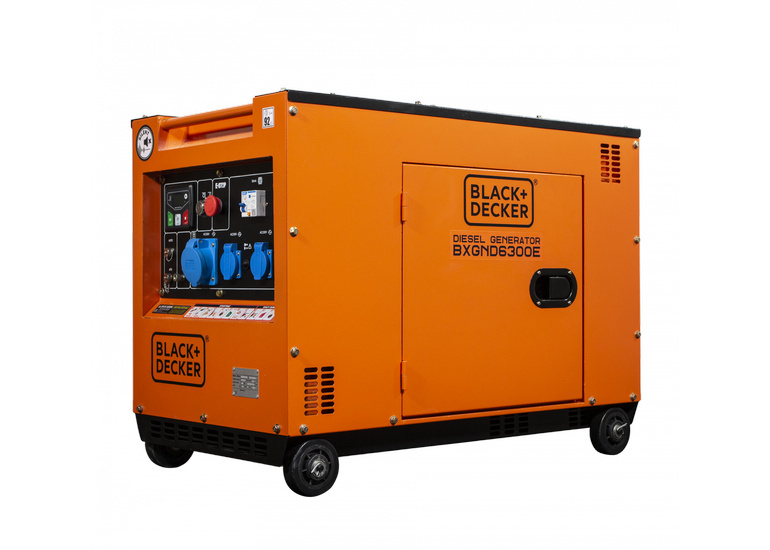 Jednofazowy generator wysokoprężny BLACKandDECKER BXGND6300E